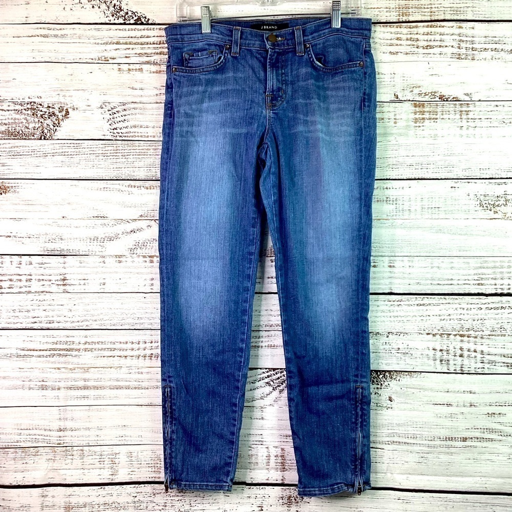 J BRAND‎ SIZE 28 6 BLUE JEANS SKINNY LEG PANTS GUC